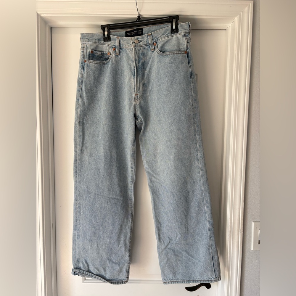 Abercrombie & Fitch Light Blue Straight Men's Jeans